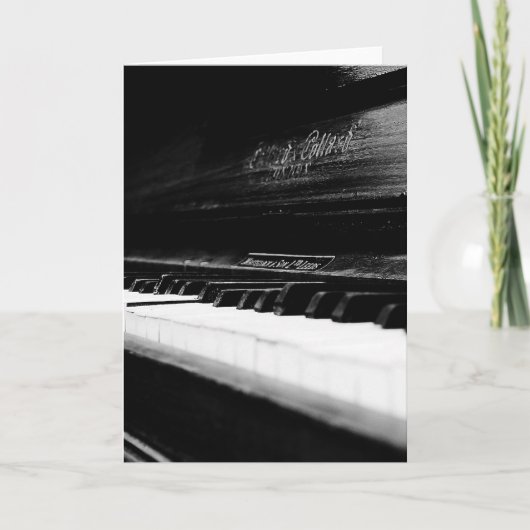 Oude piano kaart (Voorkant)