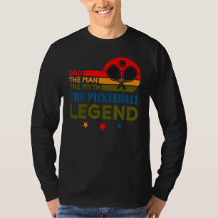 Oude Pickleball Vader De Man De Mythe De Legende T-shirt
