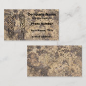 Oude pictogrammen visitekaartje (Voorkant / Achterkant)