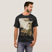 Oude pijnboom en witte Phoenix van Ito Jakuchu T-shirt (Voorkant volledig)