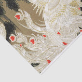 Oude pijnboom en witte Phoenix van Ito Jakuchu Tissuepapier (Detail)