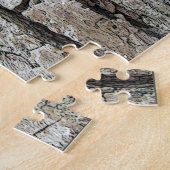 Oude pijnboomschors met Lijst Legpuzzel (Zijkant)
