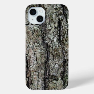 Oude pine Bark iPhone 15 Mini Hoesje