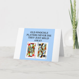 oude pinochlespeler kaart