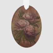 Oude Pioenrozen Ornament (voorkant)