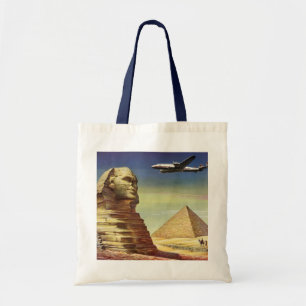 Oude piramides, de Grote Sfinx van Giza, Egypte Tote Bag