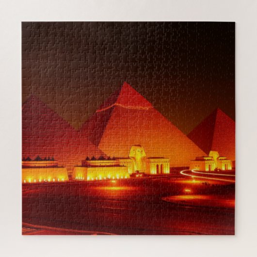 Oude piramides legpuzzel (Verticaal)