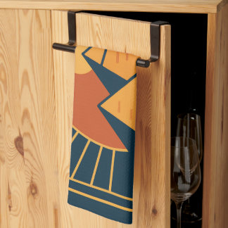 Oude Piramides Power Keuken Handdoek Art