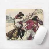 Oude Piraten, Duelleren tot de Dood op het Strand Muismat (Met muis)