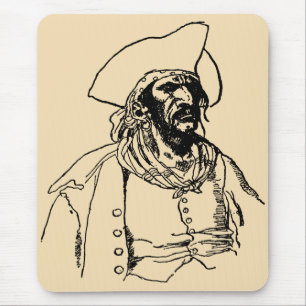 Oude piraten, een bukselaar-schets van Howard Pyle Muismat