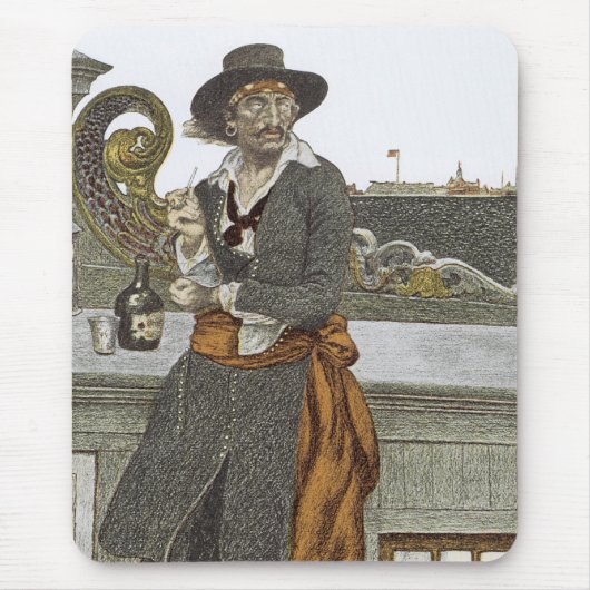 Oude Piraten, Kidd op het dek van de Adventure Gal Muismat (Voorkant)