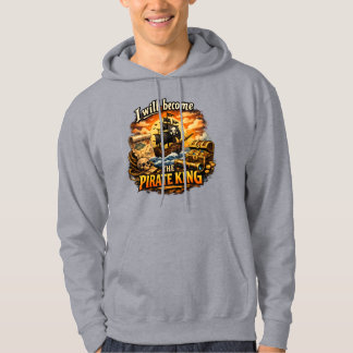 Oude Piratenschip Zeilt op de Open Zee – Nautica Hoodie