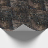 Oude planken, oud hout, oud hout, oud hout cadeaupapier (Hoek)