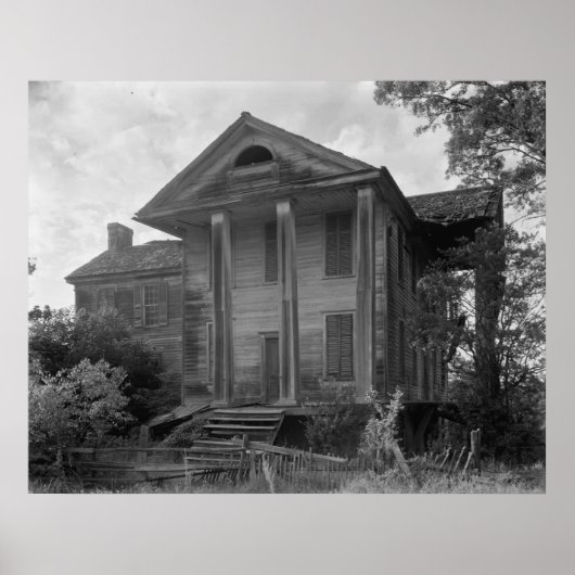 Oude Plantation House Poster (Voorkant)