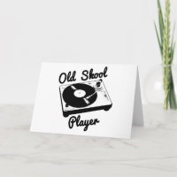 Oude Platenspeler van Vinylrecord van Skool Player