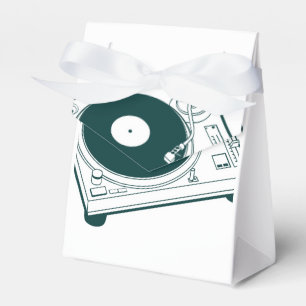 Oude Platenspeler voor schoolwas (Vinyl) Bedankdoosjes