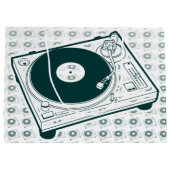 Oude Platenspeler voor schoolwas (Vinyl) Groot Cadeauzakje (Achterkant)