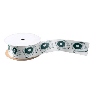 Oude Platenspeler voor schoolwas (Vinyl) Lint