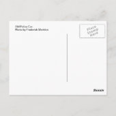 Oude Politiewagen Briefkaart (Achterkant)