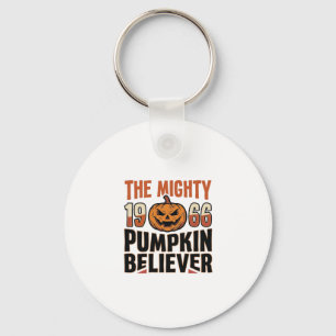 Oude Pompoen Gelovige Halloween Shirt Ontwerp_1 Sleutelhanger