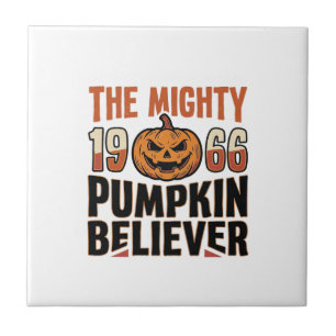 Oude Pompoen Gelovige Halloween Shirt Ontwerp_1 Tegeltje