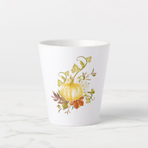 Oude Pompoen Thanksgiving Kunst Landelijke Herfst Latte Mok