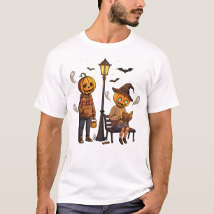 Oude Pompoentweeling: Spectraalbats & Glow-boek T-shirt