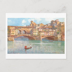Oude Ponte Vecchio, Florence, Italië Briefkaart
