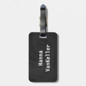 Oude poolspelers bagagelabel (Achterkant verticaal)