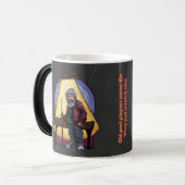 Oude poolspelers magische mok (Voorkant links)