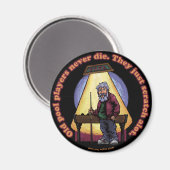 Oude poolspelers magneet (Voorkant / Achterkant)