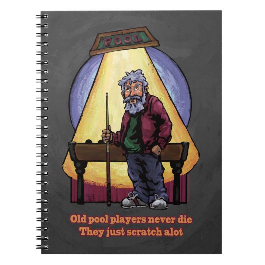 Oude poolspelers notitieboek (Voorkant)