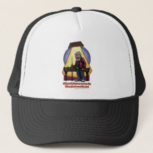 Oude poolspelers trucker pet
