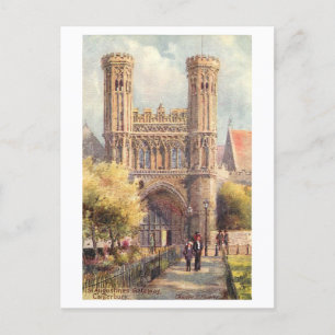 Oude poort van St. Augustine, Canterbury Briefkaart