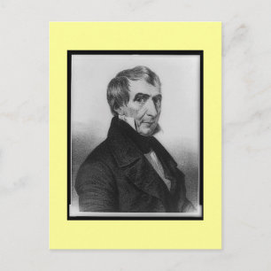 Oude portret, William Henry Harrison Briefkaart