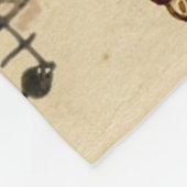 OUDE POST KAART FLEECE DEKEN (Hoek)