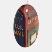 Oude postbus keramisch ornament (Rechts)