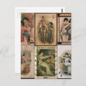 Oude Poster Shanghai Briefkaart (Voorkant / Achterkant)
