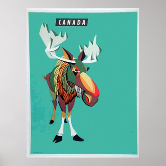 Oude poster van Canada (Voorkant)
