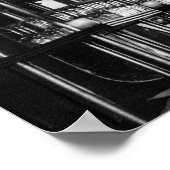 Oude Poster van het café in Parisian (Hoek)