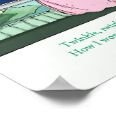 Oude poster van Twinkle, Twinkle, Little Star (Hoek)