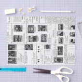 Oude Postzegel Tissuepapier (Craft)