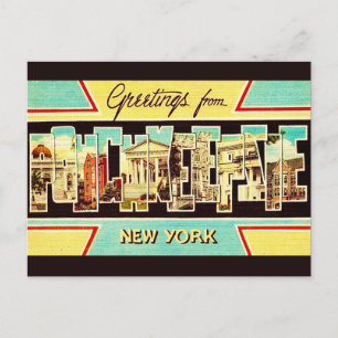 Oude Poughkeepsie NY ansichtkaart Briefkaart