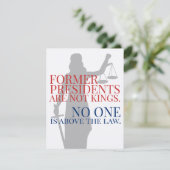 Oude Presidenten zijn niet meer dan de wet Kaart (Staand voorkant)