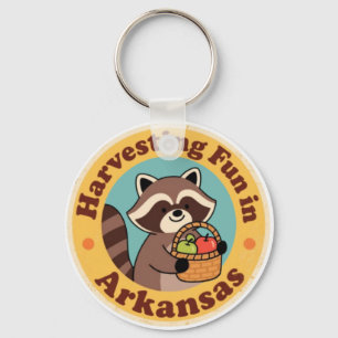 Oude pret in Arkansas wasbeer oogst Sleutelhanger