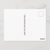 Oude priestertijd en Baby nieuwjaarskopie 1909 Briefkaart (Achterkant)