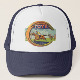 Oude Productlabel Kunst, Tote Sportsman's Tonic Trucker Pet