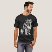 Oude Pug T-shirt (Voorkant volledig)