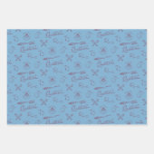 Oude QUIDDITCH™-Schetspatroon Inpakpapier Vel (Voorkant 2)