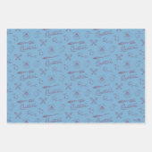 Oude QUIDDITCH™-Schetspatroon Inpakpapier Vel (Voorkant)